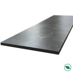 Plan de travail ilot central stratifi hpl ardoise 1600 x 900 x 38 mm fsc forestea dimensions : 1600 ...