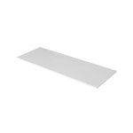 Plan de travail de salle de bain nicole 120 cm - mdf durable blanc mat couleur : blanc mat dimensions ...