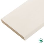 Plan de travail stratifi� blanc 1800 x 600 ep 28 mm - pefc 75%. forestea dimensions : 1800 mm x 600 mm ...