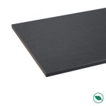Plan de travail stratifi cpl marbre noir 2050 x 800 x 29 mm - fsc mixte 70% forestea dimensions : 2600 ...