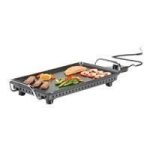 Plancha lectrique princess 2500w - l 26x p 46 cm - plaque lisse - thermostat rglable