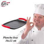 Plancha - espace cuisine professionnel - 36x22cm - 100% antiadh�sif - compatible tous feux