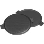 Plancha en fonte pour barbecue � charbon barbecook