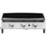 Plancha gaz 3 brleurs  jolly  - 7, 5 kw - gris