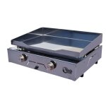 Plancha à gaz sevilla 2 feu - plaque et caisson inox - se2 - 2r Plancha à gaz sevilla 2 feu - plaque et caisson inox - se2 - 2r