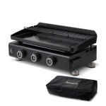 Plancha gaz silvia iig evo 3 feux ?brasero by favex - 795 kw ? plaque rev�tement c�ramique 67 x 34 cm ...