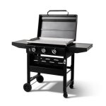 Plancha gaz stellar 700 - brasero by favex - 3 br�leurs 12 kw - plaque inox 695 x 44 cm - 12 convives ...