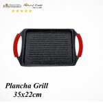 Plancha grill 35x22cm - espace cuisine professionnel