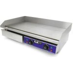 Plancha plaque de cuisson grill electrique professionnelle en acier inoxydable de 70cm