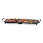 Plancha xxl dolce casa dc - pla - 90 - cm antiadhsive - thermostat ajustable 1800w poigne rembourre ...