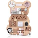 Planche activité montessori - do - electr - busy board montessori 2 ans - rose - intérieur Planche activité montessori - do - electr - busy board montessori 2 ans - rose - intérieur