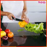 Planche � d�couper en acrylique - akozon - 450�350 mm - transparent - rebord incurv� antid�rapant - �p. ...