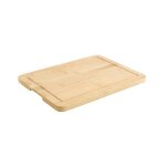 Planches à découper - biozoyg - grande planche avec rainures pour jus - en bois de bambou Planches à découper - biozoyg - grande planche avec rainures pour jus - en bois de bambou