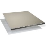 Planche � d�couper en inox 100x50x2 cm - pour pain et pizza - acier inoxydable professionnel