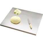 Planche � d�couper inox - virex� - inox 304 - double face - 30x40 cm - avec l�vre - facile � nettoyer ...