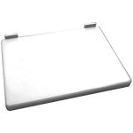 Planche � d�couper en poly�thyl�ne avec arr�t - bisetti - bis830060 - blanc stainless steel
