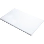 Planche � d�couper professionnelle blanche en poly�thyl�ne haute densit� - gn 1 / 1 - gastro m