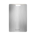 Planche � d�couper en titane pur double face mati�re alimentaire �paisse et durable