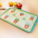 Planche  dcouper en verre 20 x 30 cm - multicolore - 30 cm x 20 cm x - astuceo