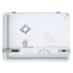 Planche  dessin a3 - multifonction - querre et protractor - plastique - 49x35. 5cm - accessoires inclus ...