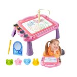 Planche � dessin magn�tique - ardoise magique - 2 stylos - 4 tampons - pour enfants 1 - 3 ans