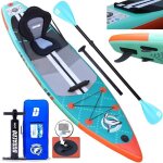 Stand up paddle gonflable - duraero - 330 x 76 x 15 cm - 1 place - jusqu 150 kg - sup