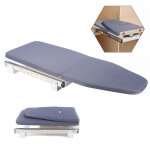 Planche � repasser extensible - gris - rotation 180� - pliable - armoire - 81 x 31 x 15 cm