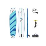 Planche de surf gonflable bestway hydro - force 243x57x7 cm avec pompe et sac de voyage
