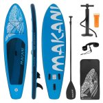 Ecd germany sup board stand up paddle surf gonflable makani 320 x 82 x 15 cm charge 150kg pvc bleu planche ...