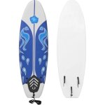 Planche de surf - vidaxl - bleu - xpe souple - bonne flottabilit - noyau en mousse eps