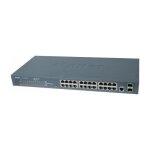 Planet switch niv2 24p gigabit poe + 300w et 2 ports sfp