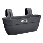 Planteur elho - vibia campana easy hanger large - anthracite - balcon extérieur Planteur elho - vibia campana easy hanger large - anthracite - balcon extérieur