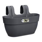 Planteur - elho - vibia campana easy hanger medium - noir - 5, 8 l - l 24. 1 x w 36 x h 26. 5 cm Planteur - elho - vibia campana easy hanger medium - noir - 5, 8 l - l 24. 1 x w 36 x h 26. 5 cm