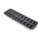 Plaque 20 madeleinettes - gobel - 39. 5x12. 5x1. 3cm - acier anti - adhérent - marron Plaque 20 madeleinettes - gobel - 39. 5x12. 5x1. 3cm - acier anti - adhérent - marron