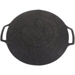 Plaque de barbecue cor�en grill antiadh�sif circulaire po�le � frire pour maison et ext�rieur ustensiles ...