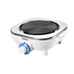 Plaque chauffante � induction - avizar - 500 w - 5 niveaux - blanc - arr�t de s�curit�