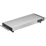 Plaque chauffante - kuchenprofi - chauffe - plat électrique 60 min - 1100w - inox brossé Plaque chauffante - kuchenprofi - chauffe - plat électrique 60 min - 1100w - inox brossé