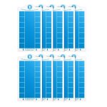 Plaque collante 10pcs de rechange pour pi�ge � mouches