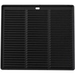 Plaque de cuisson barbecue en fonte pour le grille Électriquegaz ou charbon i plaque réversible: face ... Plaque de cuisson barbecue en fonte pour le grille Électriquegaz ou charbon i plaque réversible: face ...