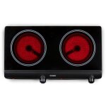 Plaque de cuisson - domo - 2 feux - 502 x 294 x 67 cm - do339kp