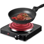 Plaque de cuisson �lectrique - new - 1000w - thermostat r�glable multicolore table de cuisson electrique ...