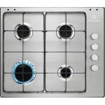 Plaque de cuisson - electrolux - egs6404sx - 4 br�leurs � gaz - surface plate en acier inoxydable