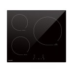 Plaque de cuisson encastrable � induction - 3 foyers 6200 w avec minuteur int�gr�