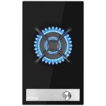 Gasland gh12bf plaque de cuisson gaz 1 feux plaque gaz verre tremp� gpl / gaz naturel noir 30 cm