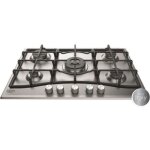 Hotpoint pnn 751 ix plaque de cuisson gaz - 5 foyers - 105kw - l75 x p51cm - revêtement inox - inox Hotpoint pnn 751 ix plaque de cuisson gaz - 5 foyers - 105kw - l75 x p51cm - revêtement inox - inox