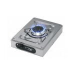 Plaque de cuisson gaz - can - inox - 1 feu - allumage manuel - scurit thermocouple