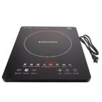 Plaque de cuisson � induction portable 1000 w avec �cran lcd s�curit� enfant et minuterie.