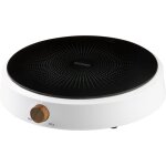 Plaque de cuisson induction ronde - suteo - 1 feu - thermostat r�glable 9 positions - d�tection de casserole ...