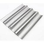 Plaque de cuisson - non spécifié - moule pour 4 baguettes - métal - 38 x 33 x 2. 4 cm - anti - adhésive ... Plaque de cuisson - non spécifié - moule pour 4 baguettes - métal - 38 x 33 x 2. 4 cm - anti - adhésive ...