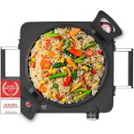 Plaque de cuisson avec poign�es infrarouge vitroc�ramique 1500w plaque �lectrique avec foyer de 22cm ...